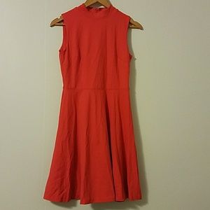 Cynthia Rowley salmon pink flirty sun dress